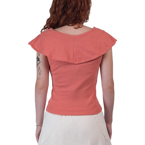 Ashland Fitted Organic Cotton Top – Sustainable Spring Style | Made in USA Spiritex | Sustainable Apparel  Women's Tops
