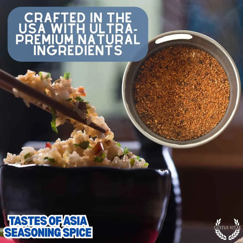 Asian Seasonings Gift Set – Artisanal Gourmet Spice Blends Six Pack | Made in USA Gustus Vitae  Collections & Gift Sets