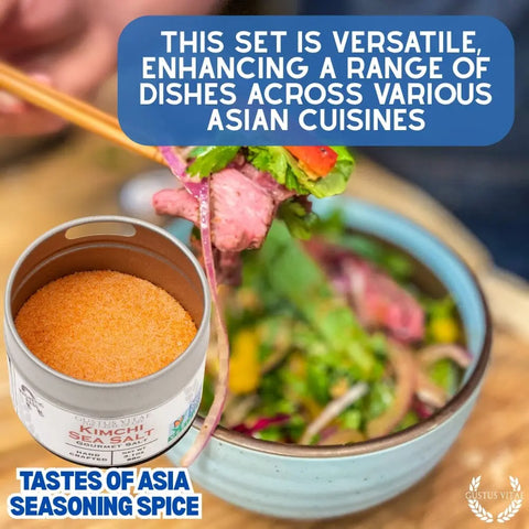 Asian Seasonings Gift Set – Artisanal Gourmet Spice Blends Six Pack | Made in USA Gustus Vitae  Collections & Gift Sets