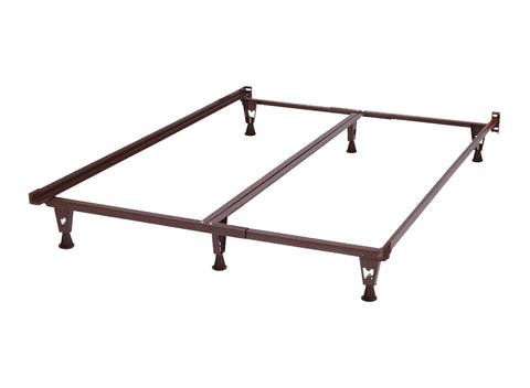The Aslan Heavy Duty Bed Frame by Aslan Mattress features a four-leg rectangular design with center support, elevates your box spring and mattress off the ground, and offers universal fit for several mattress sizes.