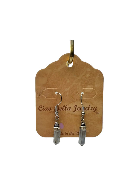 Assorted Gemstone Drop Earrings 1 Inch – Sterling Silver French Wires | Made in USA Michelle Marie Boutique  Earrings