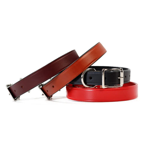 Auburn Leathercrafters Classic Dog Collar – Top Grain Bridle Leather Adjustable – Made in USA Standard Collar Auburn Leathercrafters  item