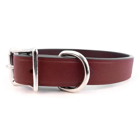Auburn Leathercrafters Classic Dog Collar – Top Grain Bridle Leather Adjustable – Made in USA Standard Collar Auburn Leathercrafters  item