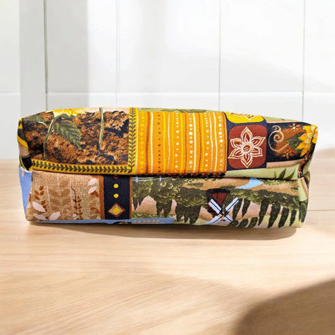 Autumn - Makeup Bag/ Cosmetic Pouch (Different Sizes) Frances Farm & Craft LLC  Cosmetic bags