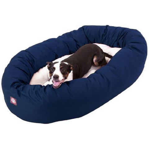 Orthopedic Sherpa Dog Bed – Poly Cotton Plush Cushion | Made in USA Majestic Pet 
