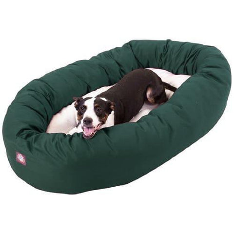 Orthopedic Sherpa Dog Bed – Poly Cotton Plush Cushion | Made in USA Majestic Pet 