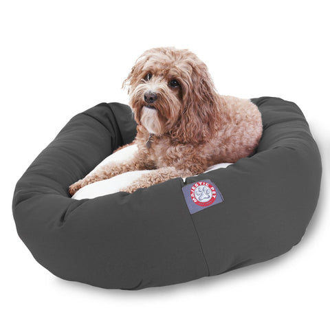 Orthopedic Sherpa Dog Bed – Poly Cotton Plush Cushion | Made in USA Majestic Pet 
