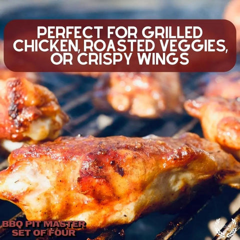 BBQ Pit Master Set – 4 Gourmet Seasonings | Made in USA Gustus Vitae  Collections & Gift Sets