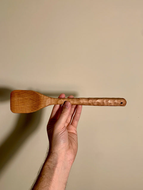 Handcrafted Wooden Spatula – Natural Carved Kitchen Utensil | Made in USA Shop Cat Woodworks  item