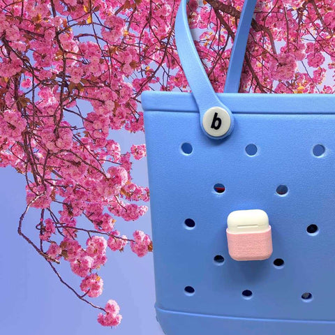 BOGLETS - Case for AirPods Charm Accessory Compatible With Bogg Bags - Keep AirPods Secure & Handy With Your Tote Bag - Fits on the Inside or Outside of the Bag Chatelet Manufacturing 