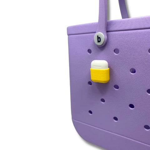 BOGLETS - Case for AirPods Charm Accessory Compatible With Bogg Bags - Keep AirPods Secure & Handy With Your Tote Bag - Fits on the Inside or Outside of the Bag Chatelet Manufacturing   13.95 Yellow