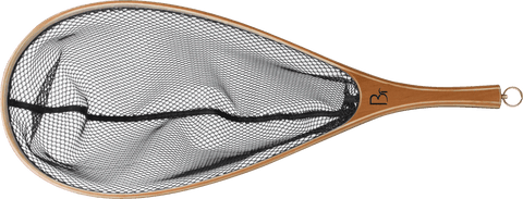 Madison Oval Handcrafted Fishing Net – Medium Handle | Made in USA Blue Ribbon Nets  item
