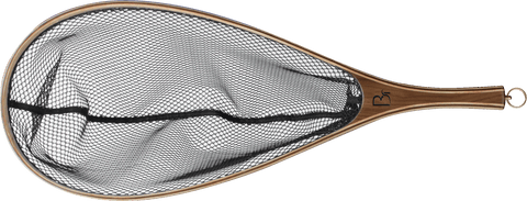 Madison Oval Handcrafted Fishing Net – Medium Handle | Made in USA Blue Ribbon Nets  item
