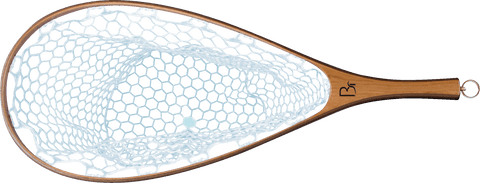 Madison Oval Handcrafted Fishing Net – Medium Handle | Made in USA Blue Ribbon Nets  item