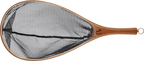 Madison Oval Handcrafted Fishing Net – Medium Handle | Made in USA Blue Ribbon Nets  item