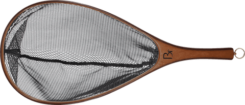 Madison Oval Handcrafted Fishing Net – Medium Handle | Made in USA Blue Ribbon Nets  item