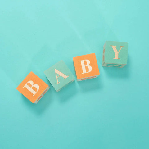 Baby Alphabet Blocks Set 1.75 Inch – Sustainable Basswood Toy Cubes | Made in USA by Uncle Goose Uncle Goose  Sentiments
