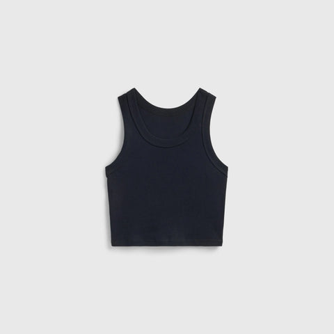 Baby Girl Cropped Tank Top 100% Ringspun Cotton 1x1 Rib Knit – Slim Fit – US Standard Apparel | Made in USA US Standard Apparel  product