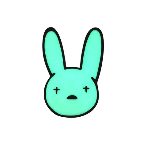 Bad Bunny Glow in the Dark Fridge Magnet 5 Inch – Made in USA Chatelet Manufacturing 