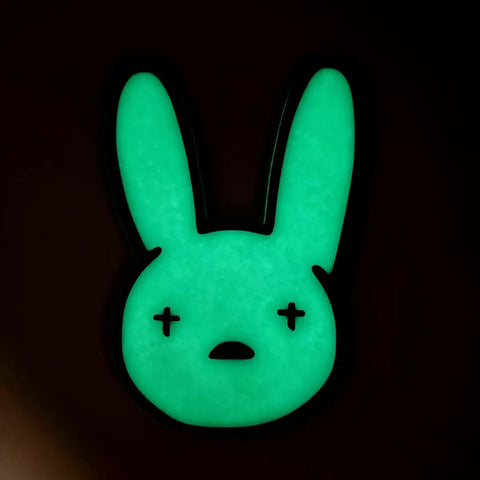Bad Bunny Glow in the Dark Fridge Magnet 5 Inch – Made in USA Chatelet Manufacturing 