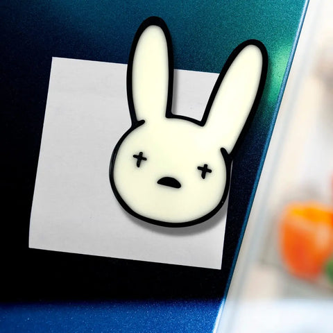 Bad Bunny Glow in the Dark Fridge Magnet Chatelet Manufacturing 