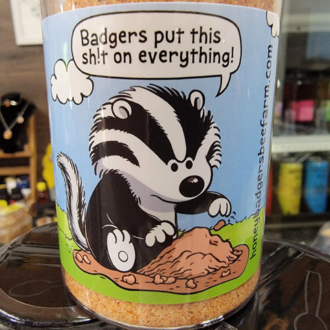Badger Dust 6oz All-Purpose Seasoning Blend – Honey Powder Dry Rub for Meats and Veggies | Made in USA Honey Badgers Bee Farm 