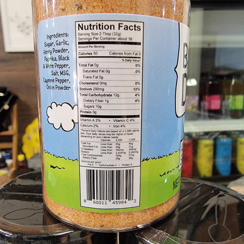 Badger Dust All-Purpose Seasoning Honey Badgers Bee Farm 