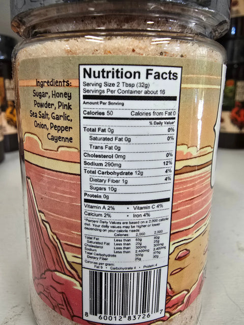 Badger Dust Pink Sea Salt Honey Badgers Bee Farm  All Natural Dry Rub