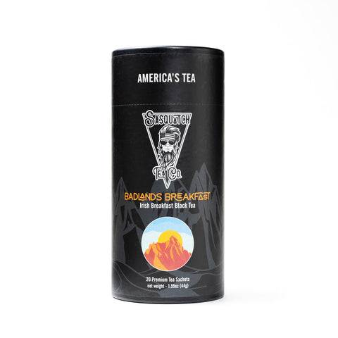 Badlands Breakfast Irish Black Tea – 20 Sachets – Sasquatch Tea Co | Made in USA Sasquatch Tea Co  Tea