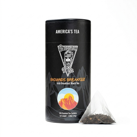 Badlands Breakfast Irish Black Tea – 20 Sachets – Sasquatch Tea Co | Made in USA Sasquatch Tea Co  Tea