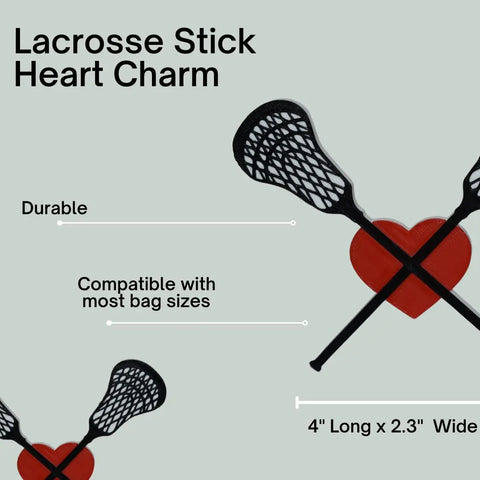 Baglets Lacrosse Helmet Charm – Durable Sporty Bag Accessory | Made in USA Chatelet Manufacturing 