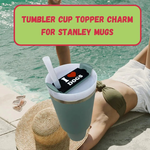 Baglets Slim Topper Charms for Stanley Cups 30 & 40 Oz – Custom Tumbler Accessories | Made in USA Chatelet Manufacturing 
