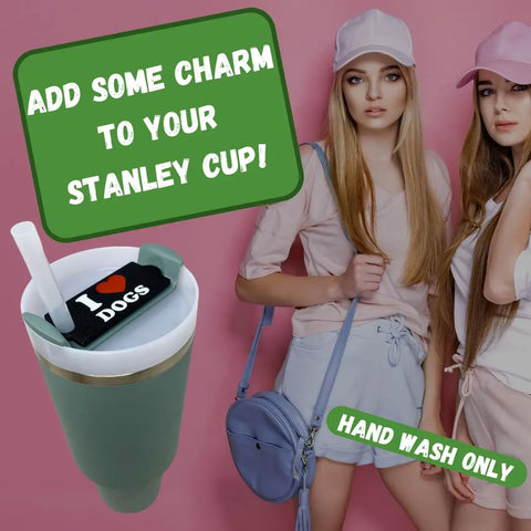 Baglets Slim Topper Charms for Stanley Cups 30 & 40 Oz – Custom Tumbler Accessories | Made in USA Chatelet Manufacturing 