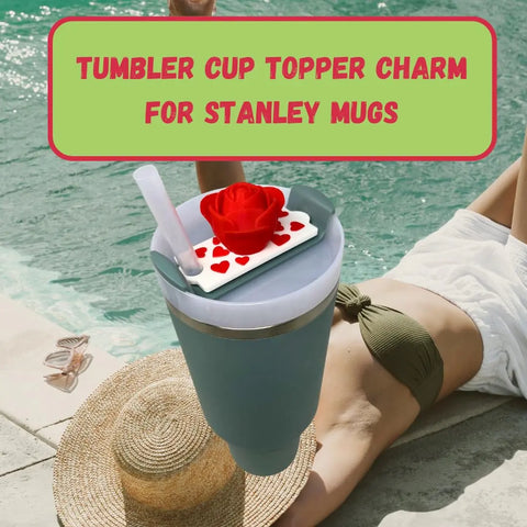 Baglets Slim Topper Charms for Stanley Cups 30 & 40 Oz – Custom Tumbler Accessories | Made in USA Chatelet Manufacturing 