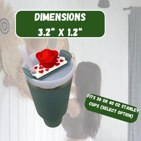Baglets Slim Topper Charms for Stanley Cups 30 & 40 Oz – Custom Tumbler Accessories | Made in USA Chatelet Manufacturing 
