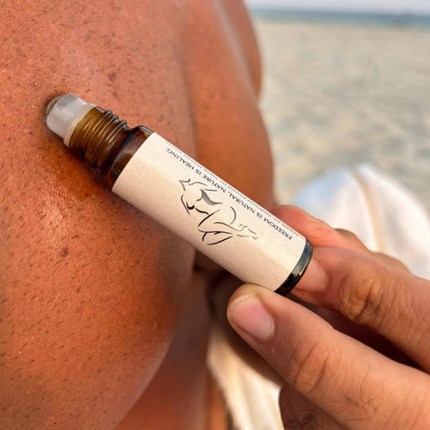 Bare Cashmere Essence Roll-On Oil 10 ml – Organic Avocado, Sandalwood Vanilla Blend | Made in USA Skincare Born to be Free  Essence Roll-On Oil