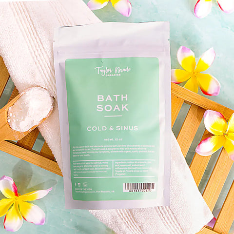 Bath Soaks With Magnesium Taylor Made Organics  bath additive