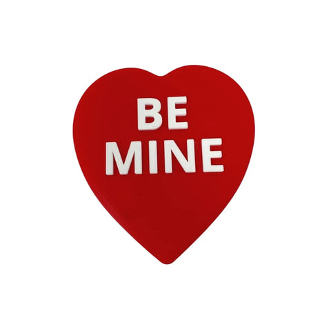 Be Mine Valentine Fridge Magnet 4 Inch – 3D Printed | Made in USA Chatelet Manufacturing 