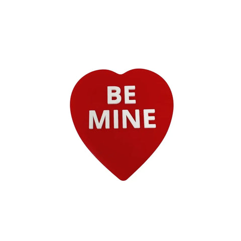 Be Mine Valentine Fridge Magnet 4 Inch – 3D Printed | Made in USA Chatelet Manufacturing 