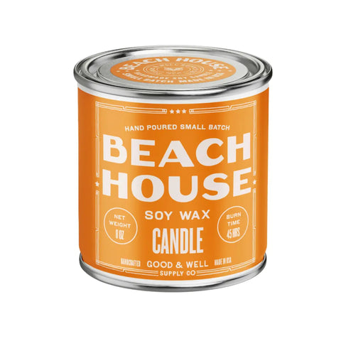 Beach House Happy Place Candle Good & Well Supply Co.  Candles