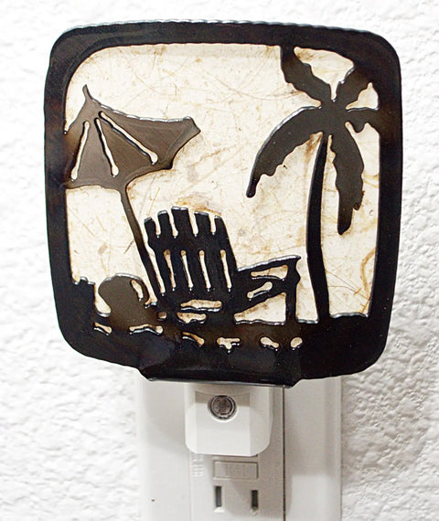 Beach-Themed Night Light – Coastal Decorative Plug-In | Made in USA Ambiance Knights Home Decor  item