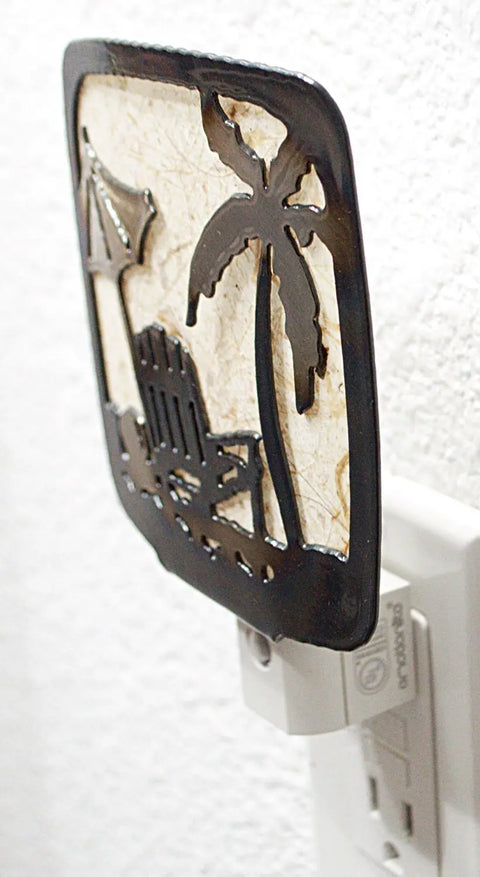 Beach-Themed Night Light – Coastal Decorative Plug-In | Made in USA Ambiance Knights Home Decor  item