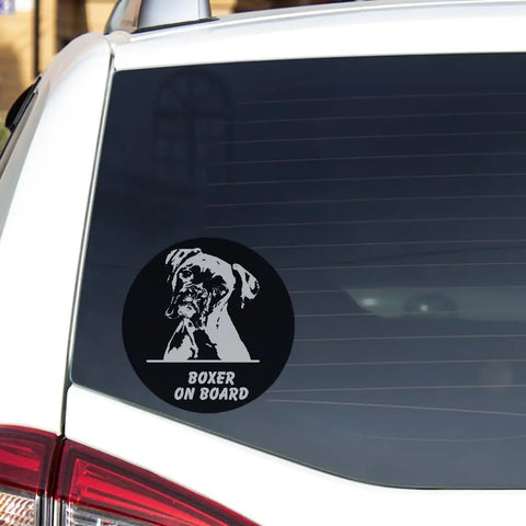 Beagle On Board Car Decal – Durable Vinyl Sticker | Made in USA Chatelet Manufacturing 