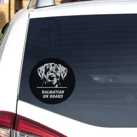 Beagle On Board Car Decal – Durable Vinyl Sticker | Made in USA Chatelet Manufacturing 