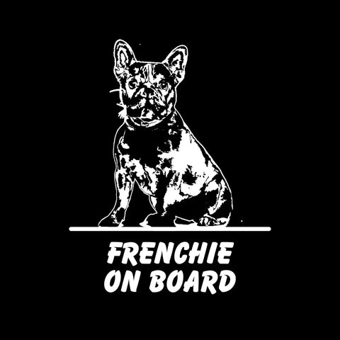 Beagle On Board Car Decal – Durable Vinyl Sticker | Made in USA Chatelet Manufacturing   4.95 Frenchie