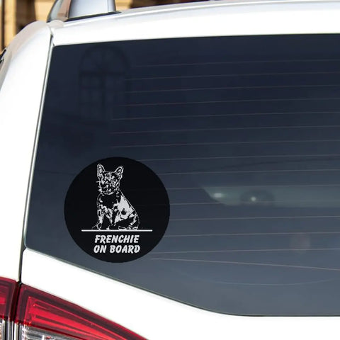 Beagle On Board Car Decal – Durable Vinyl Sticker | Made in USA Chatelet Manufacturing 