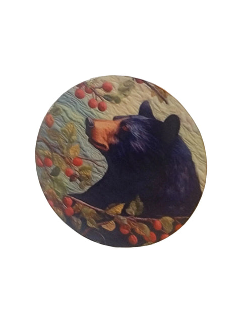 Bear in the Woods Coasters - Cute and Functional Drink Coasters Michelle Marie Boutique  Coasters