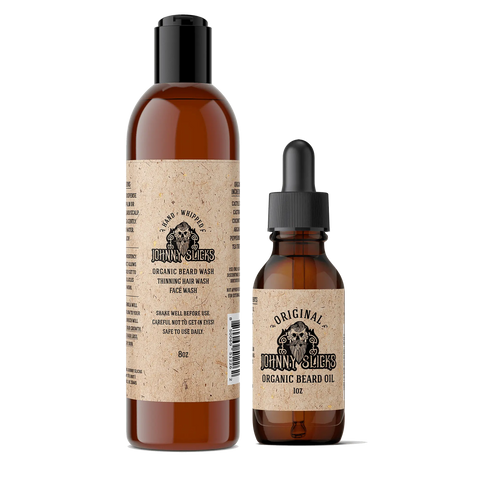 Beard Growth Kit Johnny Slicks  Beard Oil