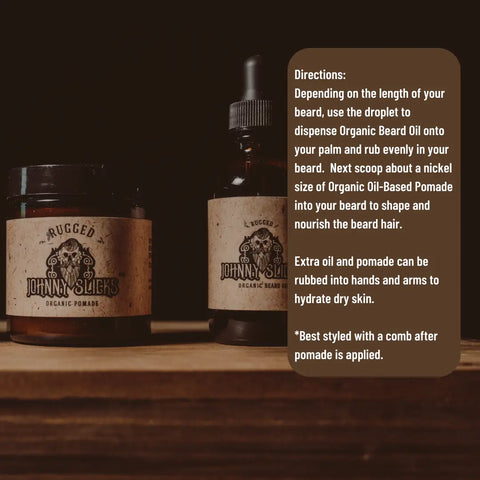 Beard Style Kit Johnny Slicks  Pomade