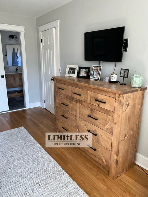 Bedroom Dresser With Two Matching Nightstands Limitless Woodworking  item